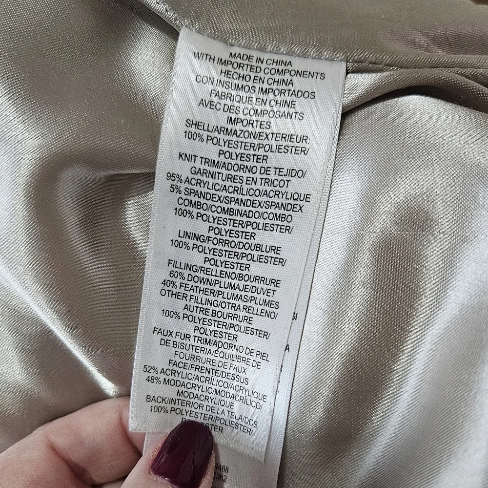 LIZ CLAIBORNE Full Zip Puffer Jacket - Picture 10 of 11